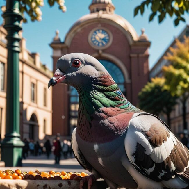 Czy gołębie jedzą pokarmy przetworzone