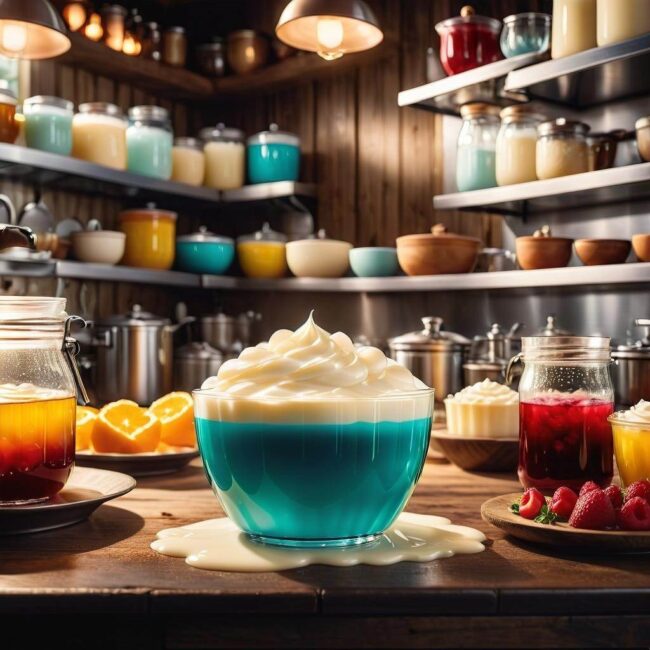 Czy żelatyna wplywa na smak śmietany w deserach