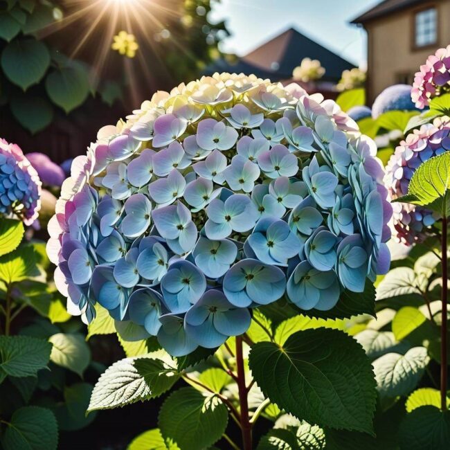 Hortensje odpornie na słońce