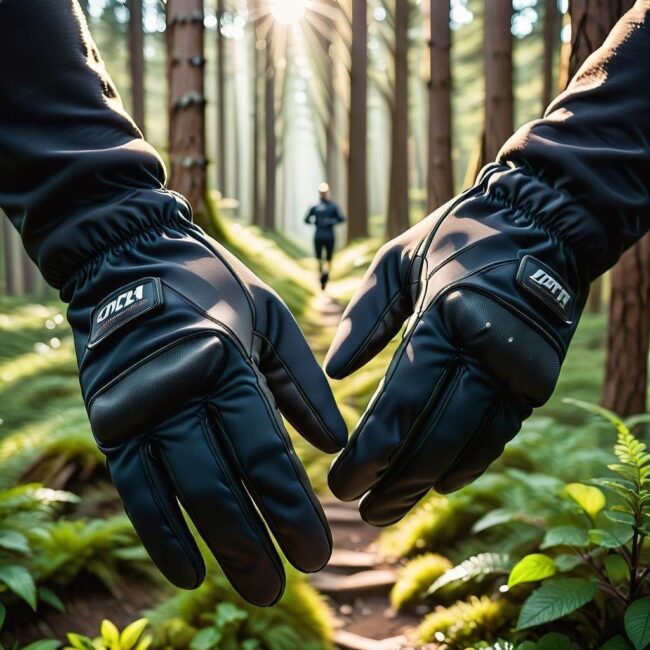 Lekkie rękawiczki do biegania dla mężczyzn