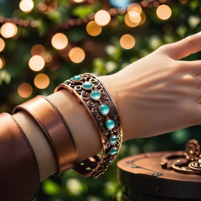 Miedziana bransoleta właściwości