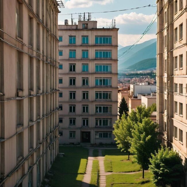 Odległość budynku od słupów elektrycznych