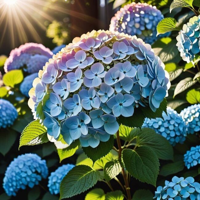 Optymalna pielęgnacja hortensji w warunkach nasłonecznienia