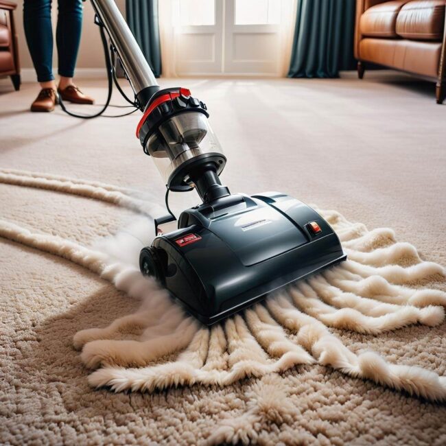 Profesjonalne usuwanie plam po czerwonym dżemie z dywanu