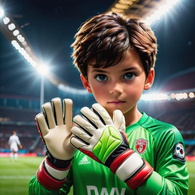 Rękawice do bramki dla młodych