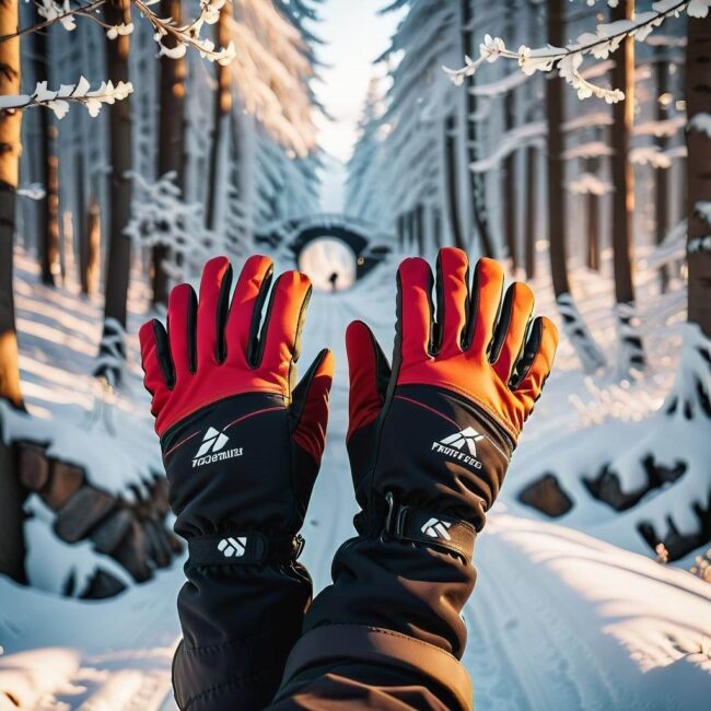 Rękawiczki wiatroszczelne do biegania