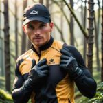 Rękawiczki zapewniające przyczepność podczas biegu