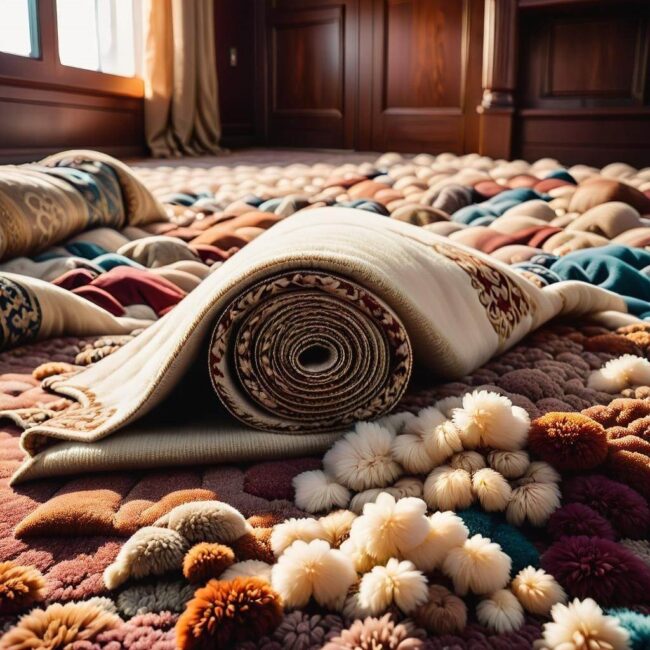 Składane ramy do podnoszenia dywanu