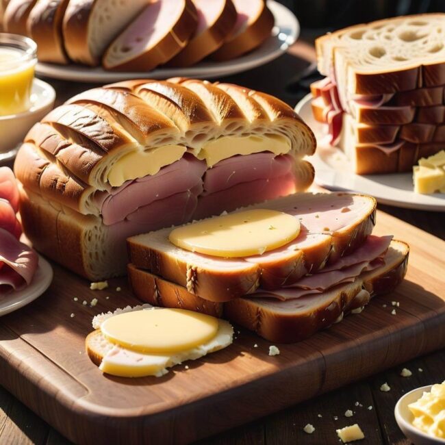 Wartość energetyczna prostego posiłku z chlebem masłem i szynką