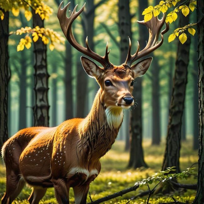 Zapobieganie żerowaniu saren na drzewach