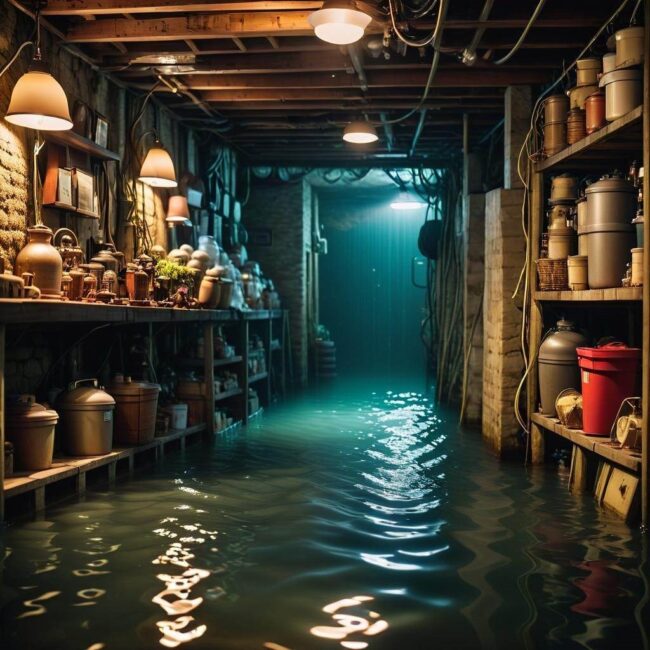 przyczyny zalanej piwnicy