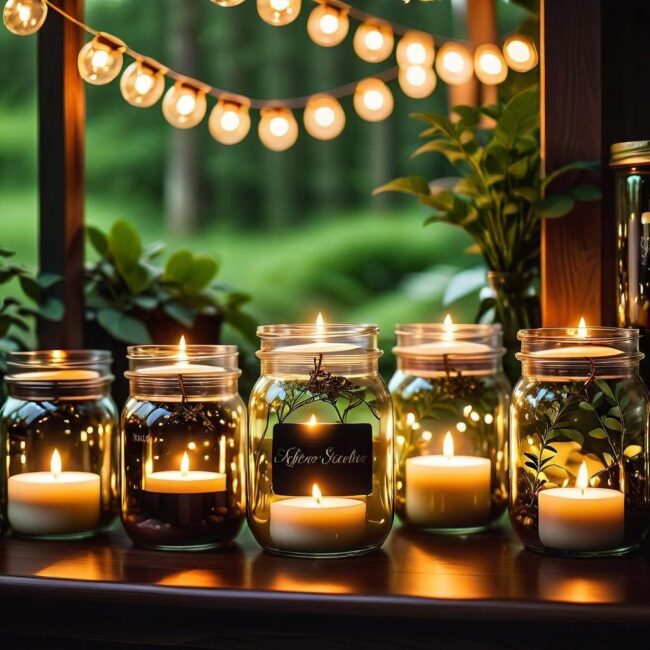 słoiki do świec prezent